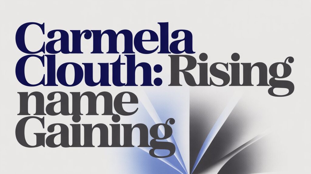 Carmela Clouth: Rising Name Gaining