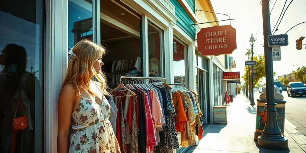 Discover Hobart’s Hidden Gems: Top 10 Thrift Stores, Op Shops & Vintage Finds 2 Vintage clothing rack at Hobart City Mission Op Shop